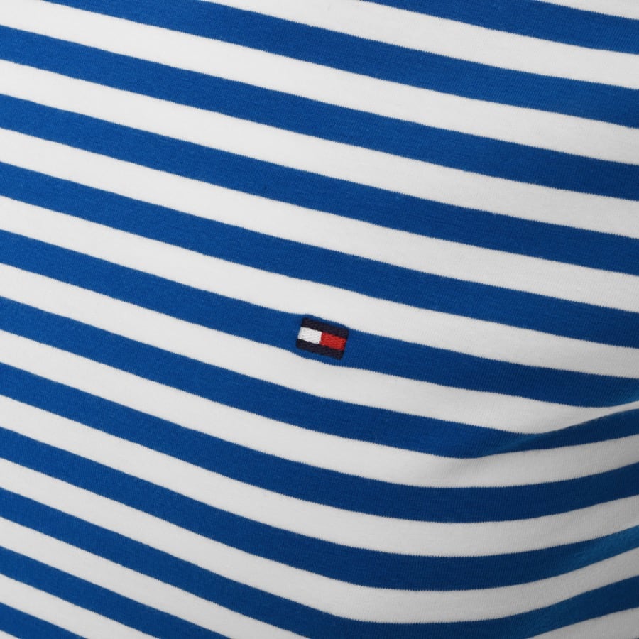 Alternative Image for ProductTommy Hilfiger Slim Fit Stripe T Shirt Blue3